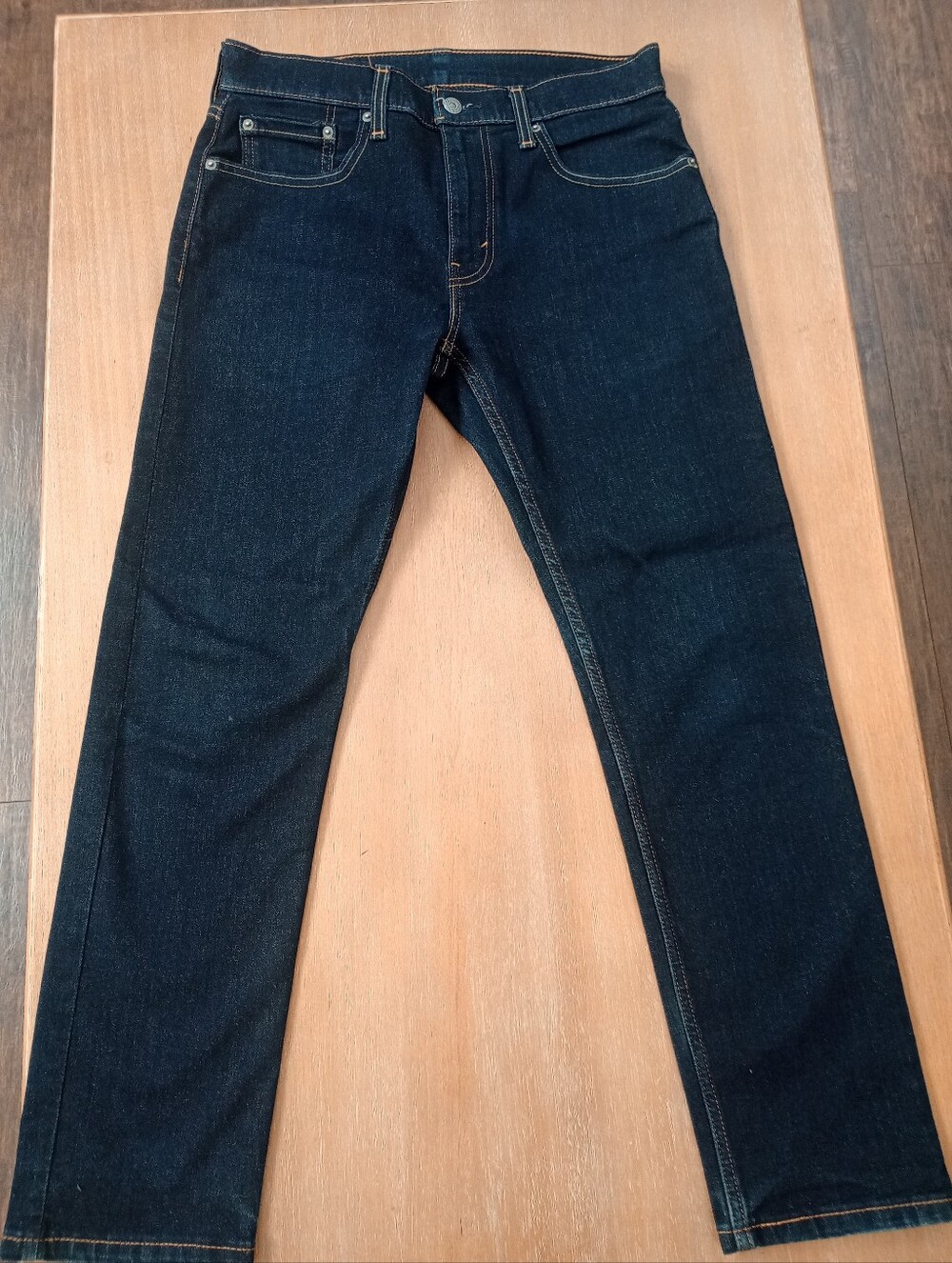 Levi 502 Classic Men’s Dark Blue Straight-Leg Jeans 31 W 30 L